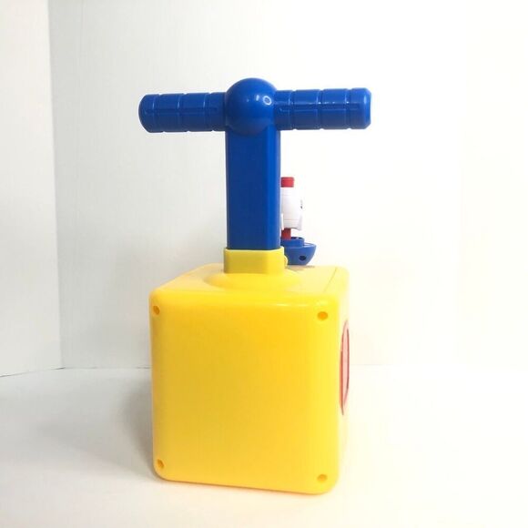 balloon zoom balloon powered flying rocket launcher toy kids yellow blue red fun - Picture 2 of 6